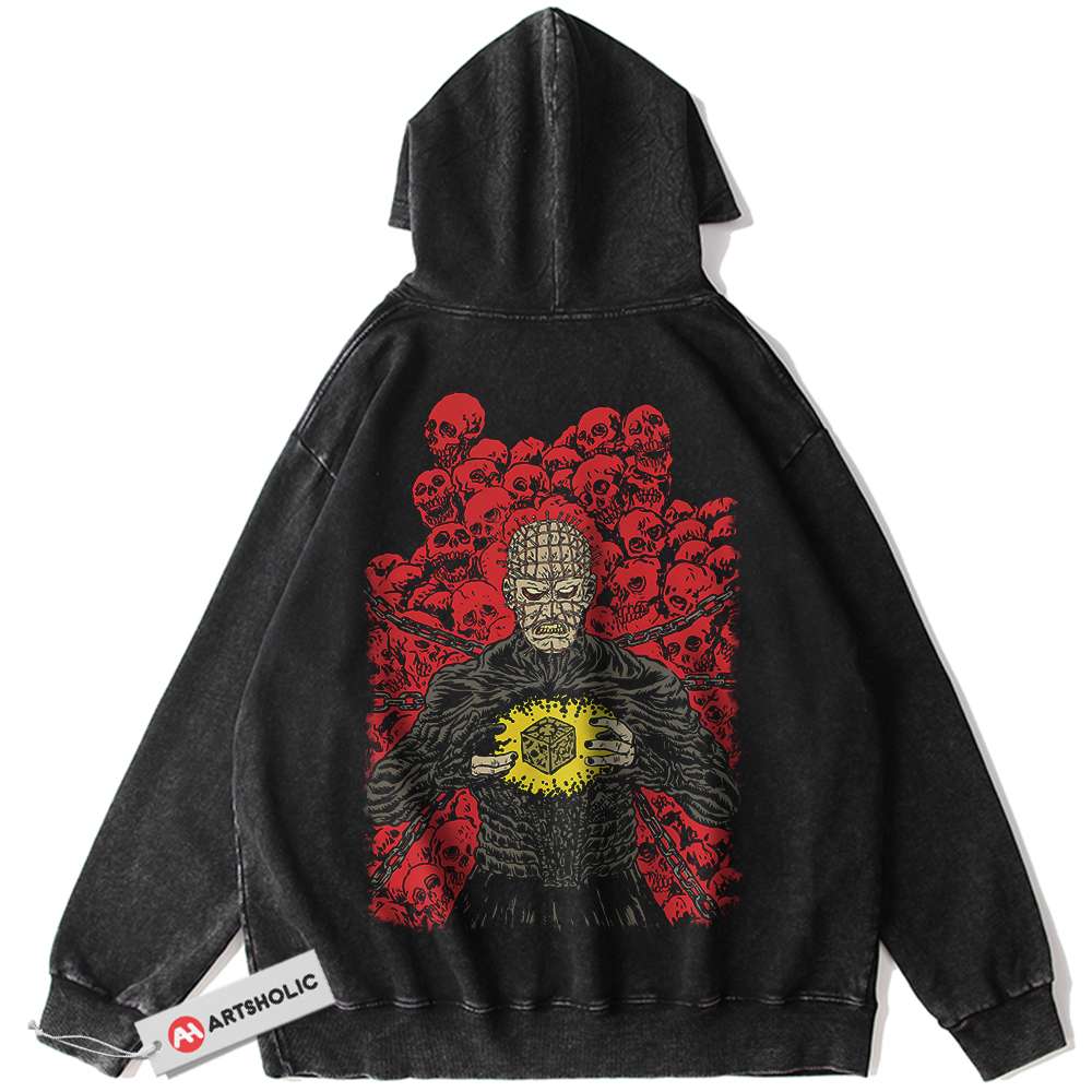 Pinhead Hoodie, Hellraiser Hoodie, Halloween Hoodie, Horror Hoodie, Vintage Hoodie