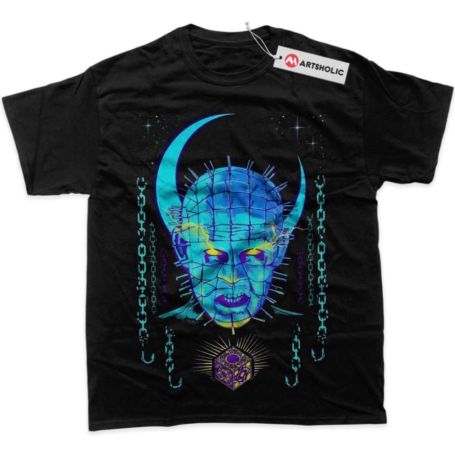 Alternative view of Pinhead Shirt, Hellraiser Shirt, Halloween Shirt, Horror Shirt, Graphic Tee