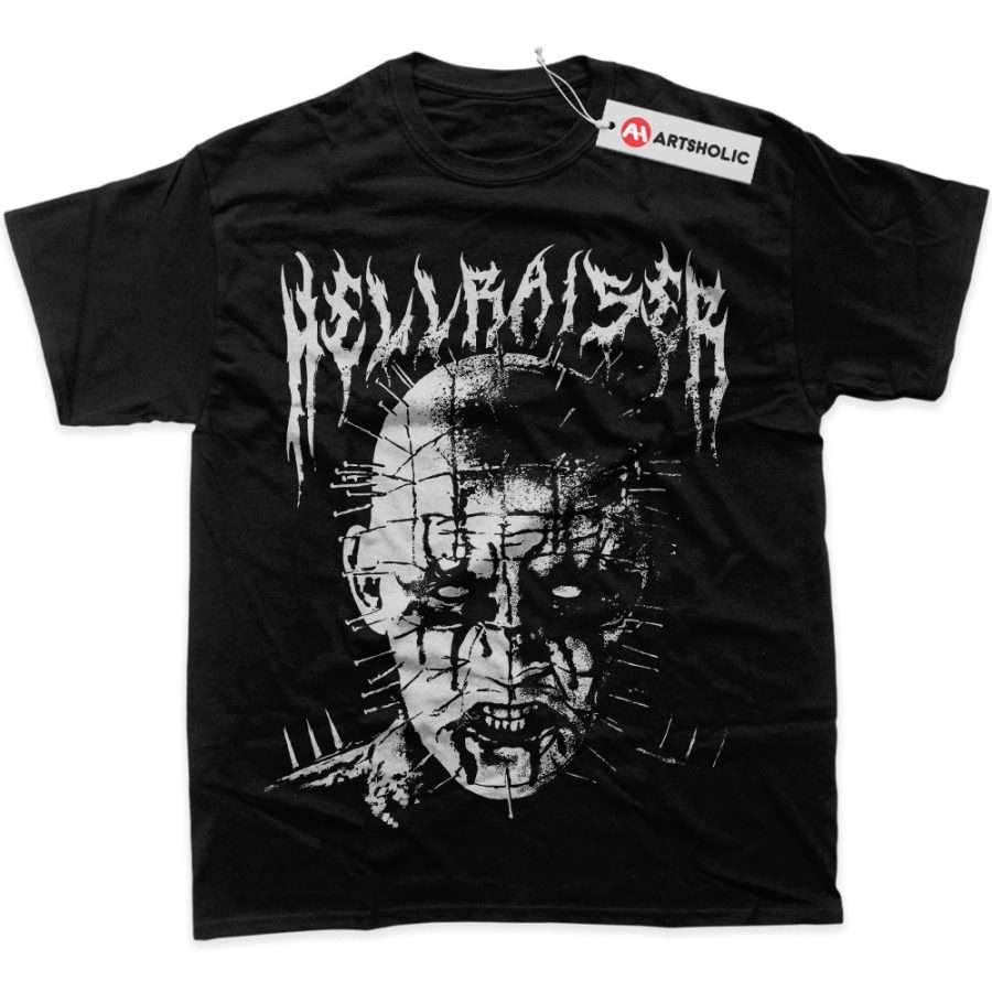 Alternative view of Pinhead Shirt, Hellraiser Shirt, Halloween Shirt, Horror Shirt, Graphic Tee