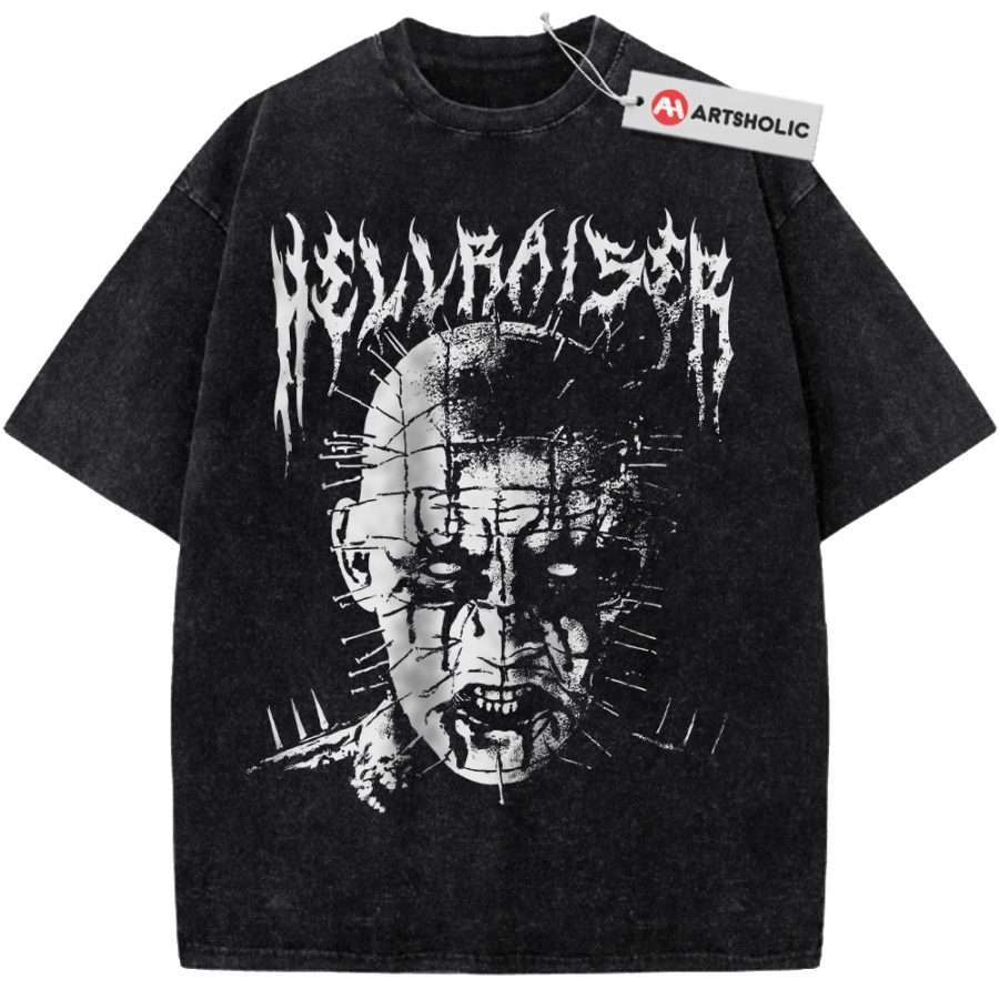 Alternative view of Pinhead Shirt, Hellraiser Shirt, Halloween Shirt, Horror Shirt, Vintage Tee