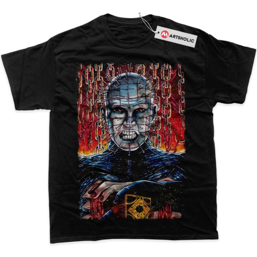 Alternative view of Pinhead Shirt, Hellraiser Shirt, Horror Movie Shirt, Graphic Tee