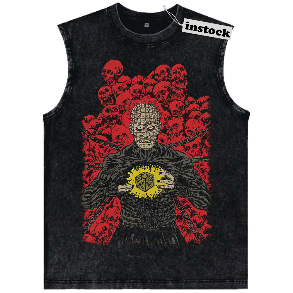 Pinhead Tank Top, Hellraiser Tank Top, Halloween Tank Top, Horror Tank Top, Vintage Tank Top