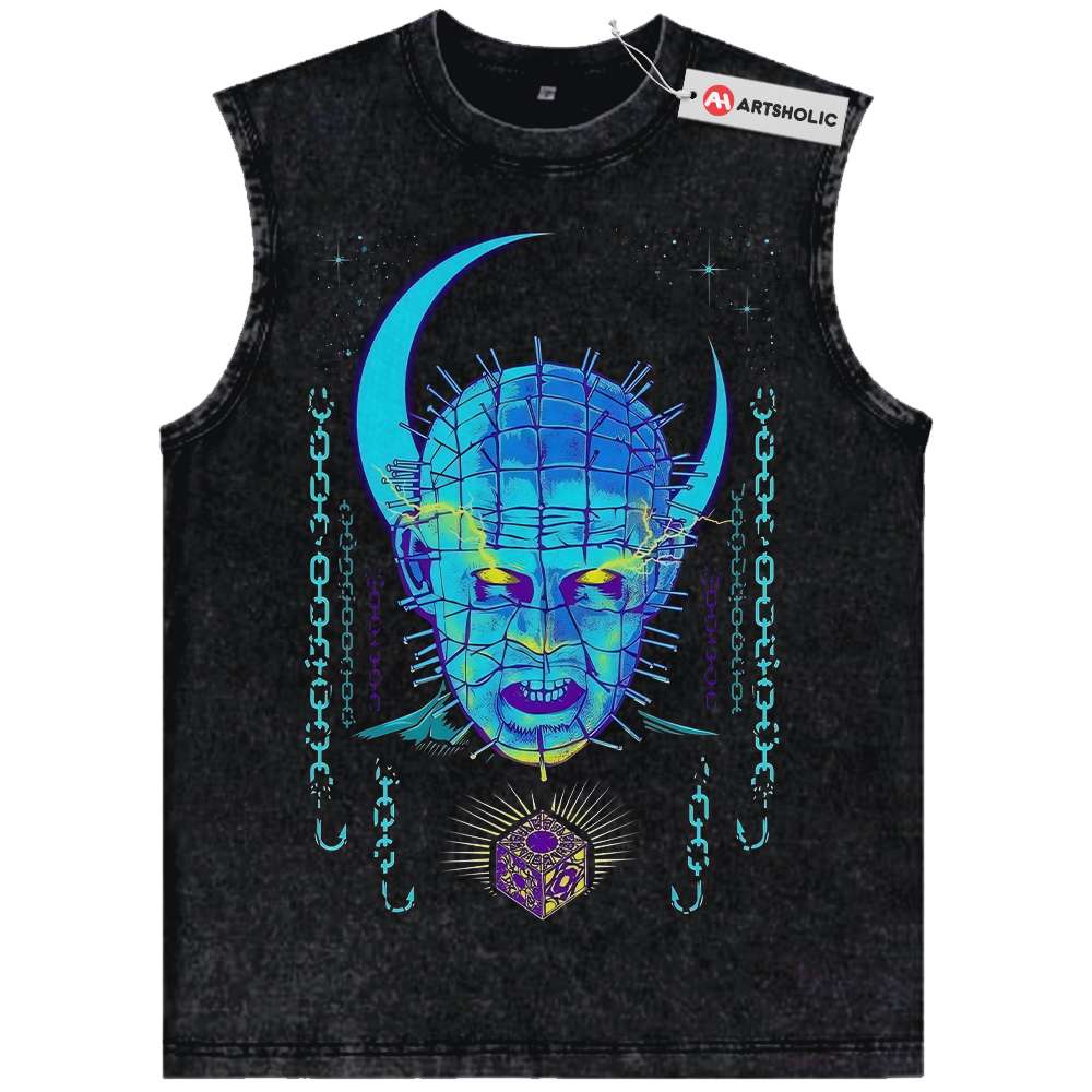 Pinhead Tank Top, Hellraiser Tank Top, Halloween Tank Top, Horror Tank Top, Vintage Tank Top