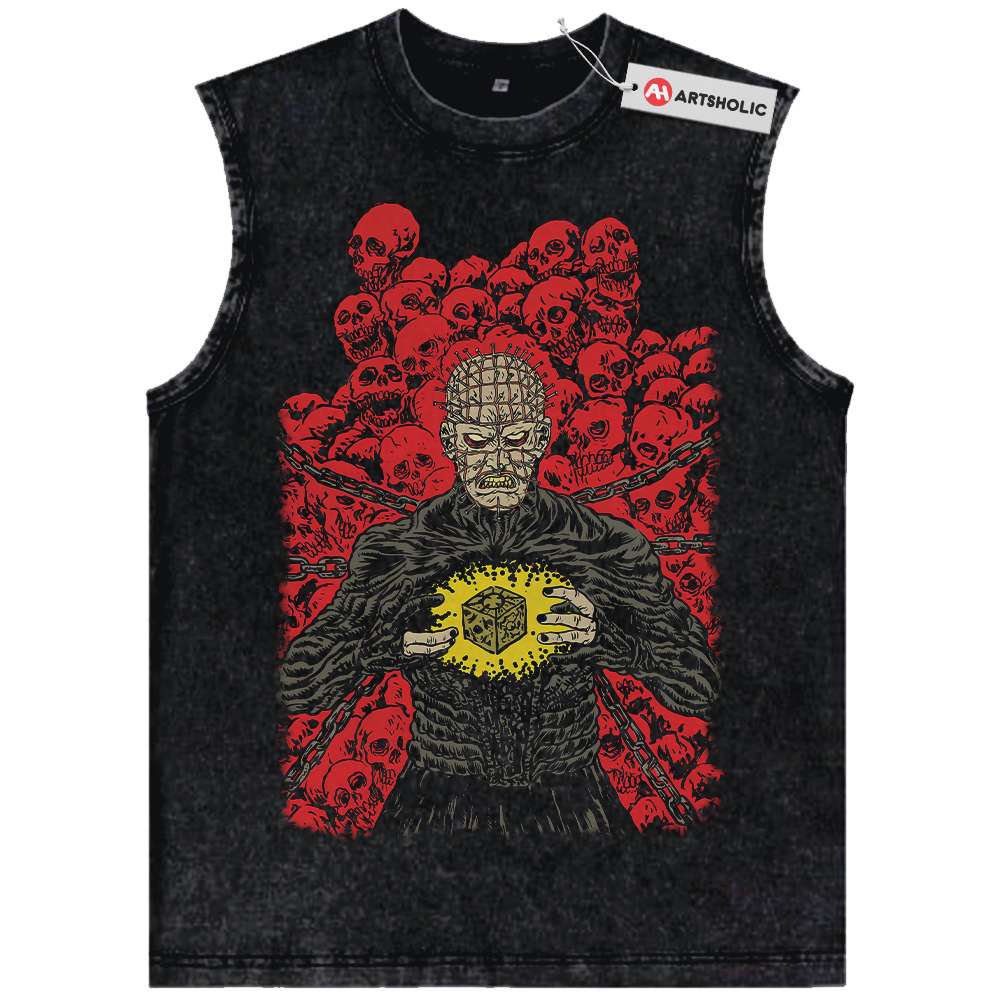 Pinhead Tank Top, Hellraiser Tank Top, Halloween Tank Top, Horror Tank Top, Vintage Tank Top