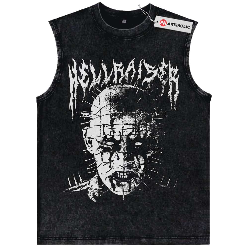 Pinhead Tank Top, Hellraiser Tank Top, Halloween Tank Top, Horror Tank Top, Vintage Tank Top