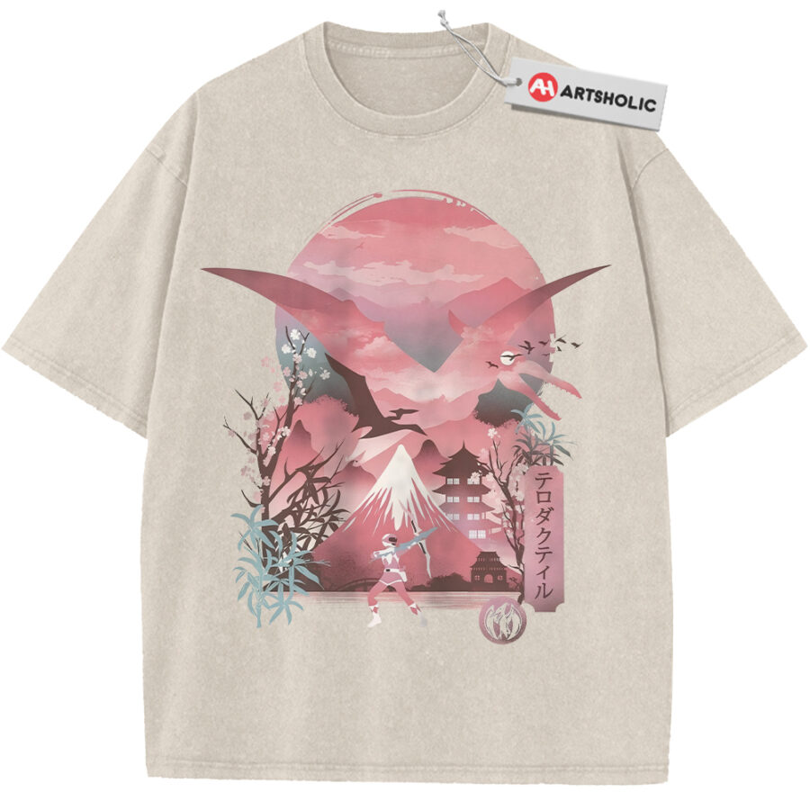 Alternative view of Pink Ranger Shirt, Power Rangers Shirt, Animated Shirt, Vintage Tee