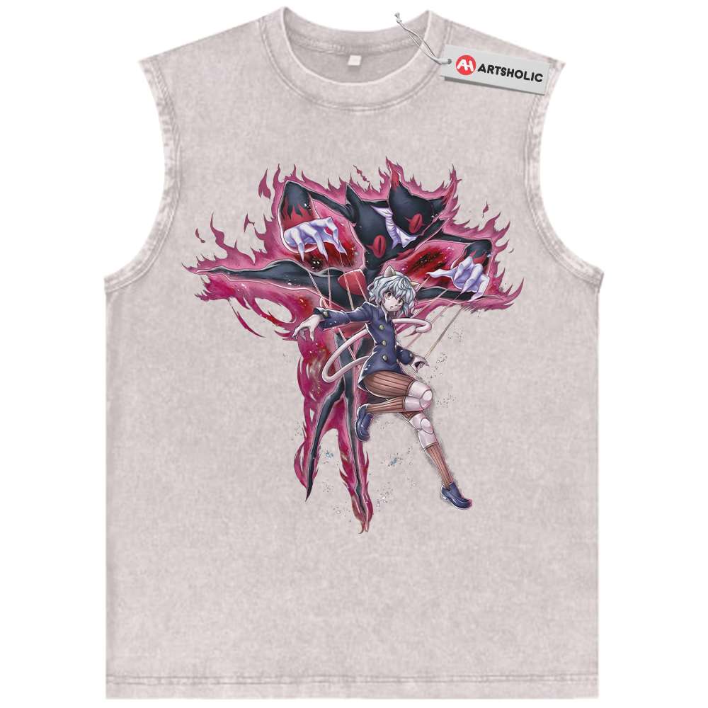 Alternative view of Pitou Tank Top, Hunter x Hunter Tank Top, HxH Tank Top, Anime Tank Top, Vintage Tank Top