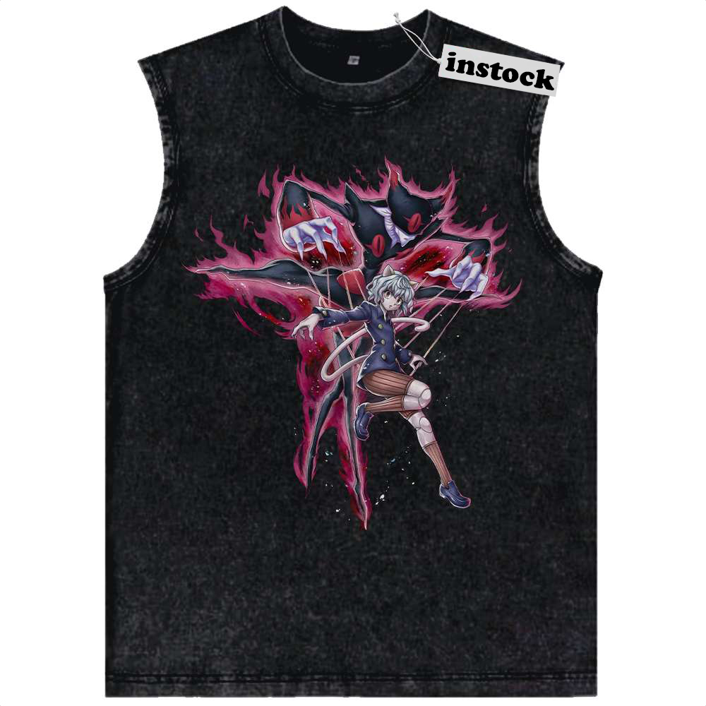 Pitou Tank Top, Hunter x Hunter Tank Top, HxH Tank Top, Anime Tank Top, Vintage Tank Top