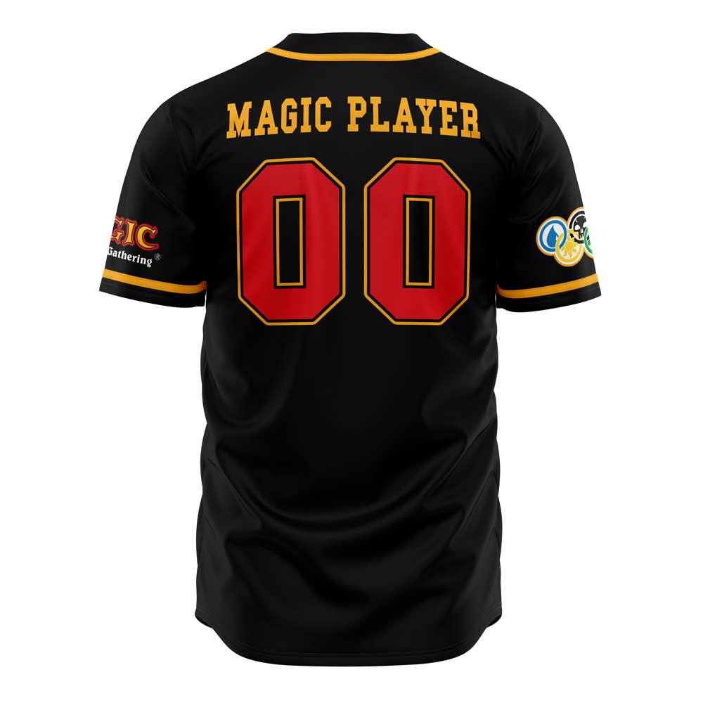 Alternative view of Planeswalkers Magic the Gathering Custom Baseball Jersey - Otaku Hall