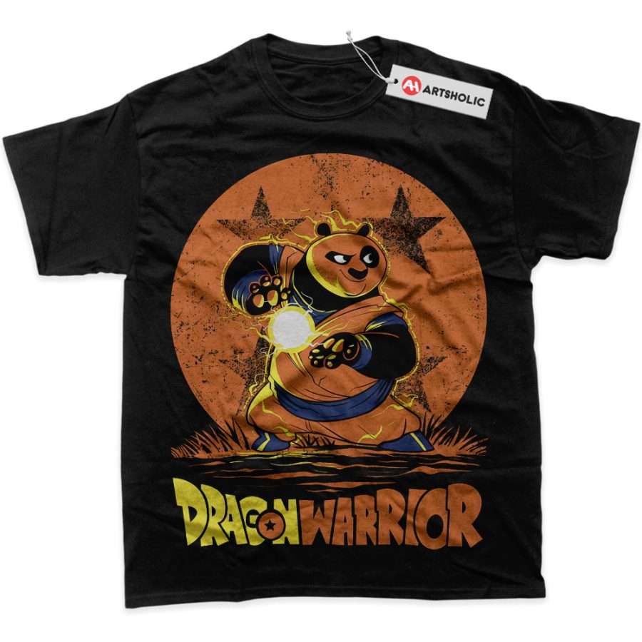 Alternative view of Po Shirt, Kung Fu Panda Shirt, Animated Shirt, Graphic Tee