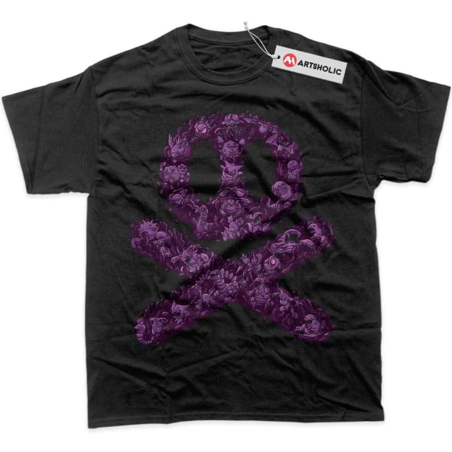 Alternative view of Poison-Type Pokemon Shirt, Anime Shirt, Graphic T-Shirt