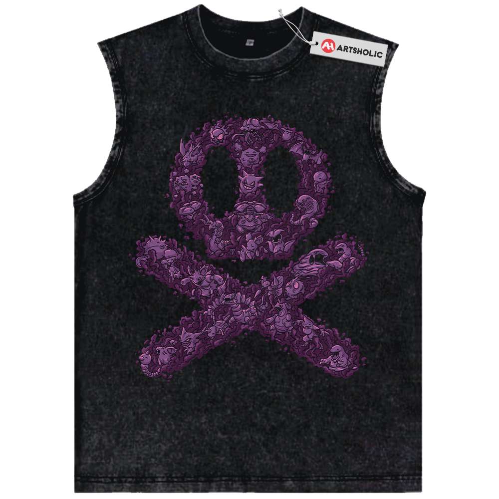 Poison-Type Pokemon Tank Top, Anime Tank Top, Vintage Tank Top