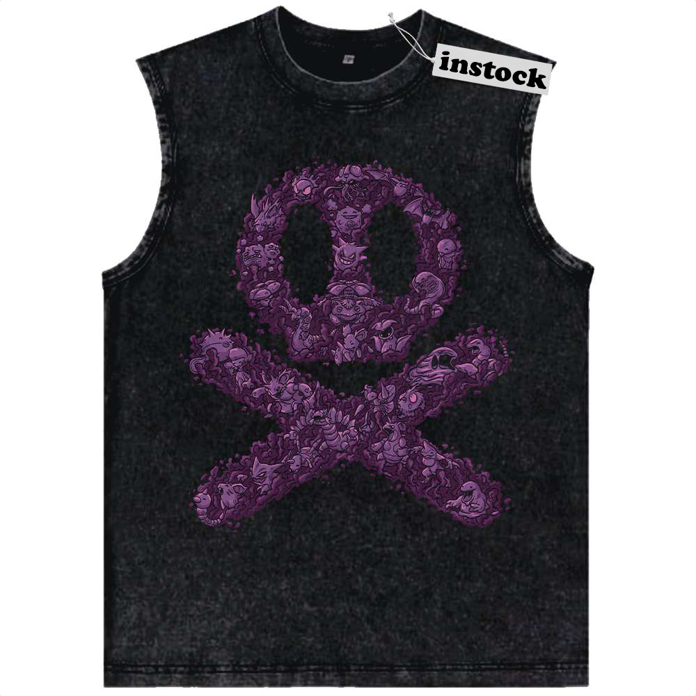 Poison-Type Pokemon Tank Top, Anime Tank Top, Vintage Tank Top