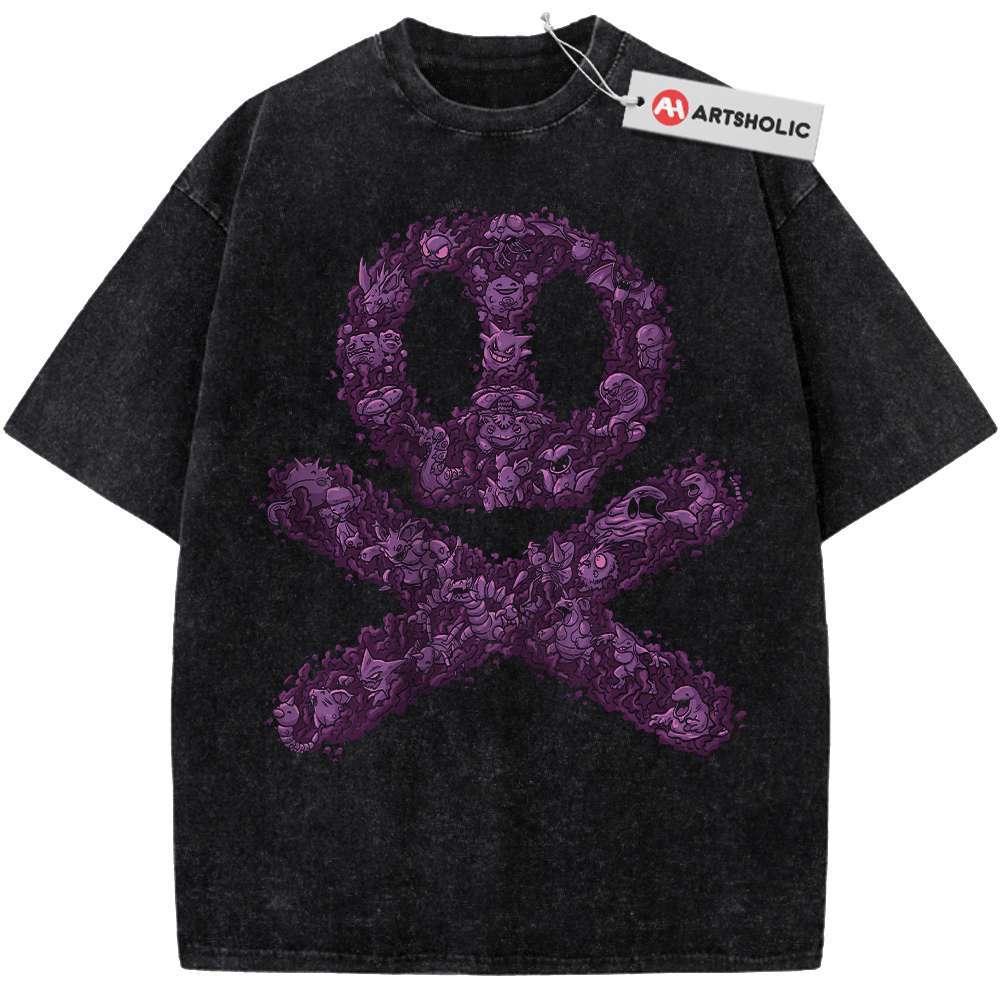 Poison-Type Shirt, Pokemon shirt, Anime Shirt, Vintage T-Shirt