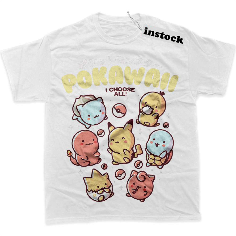 Pokemon Shirt, Anime Shirt, graphic Tee