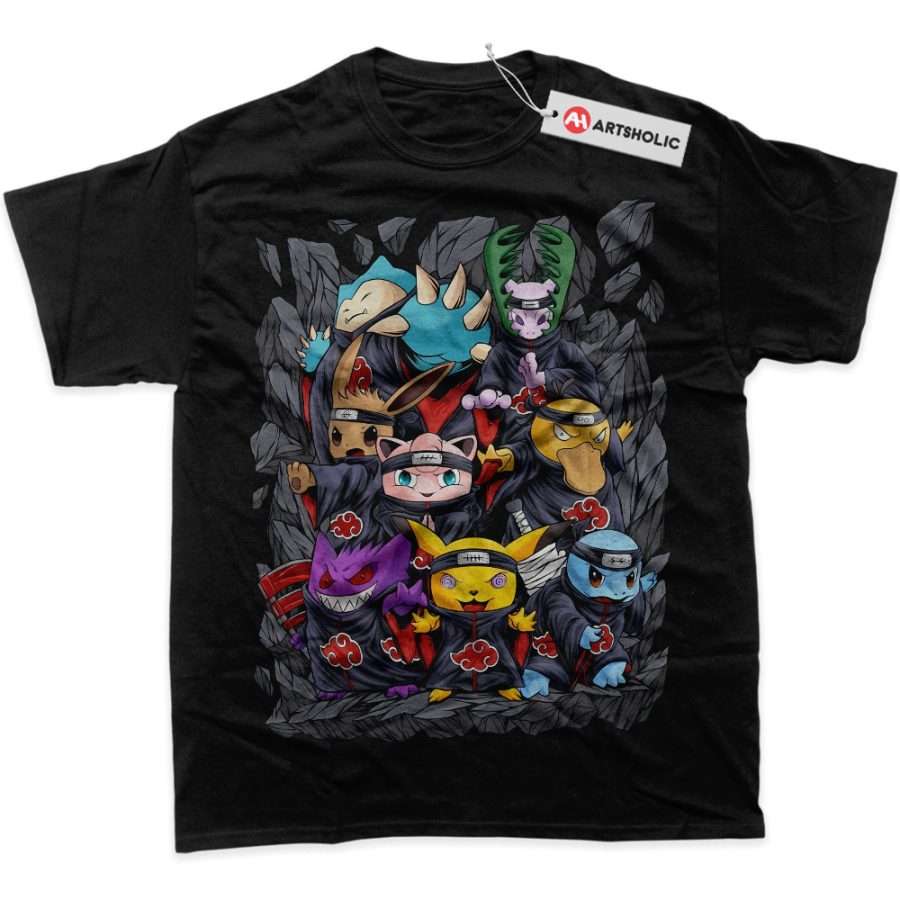Alternative view of Pokemon Shirt, Anime Shirt, graphic Tee