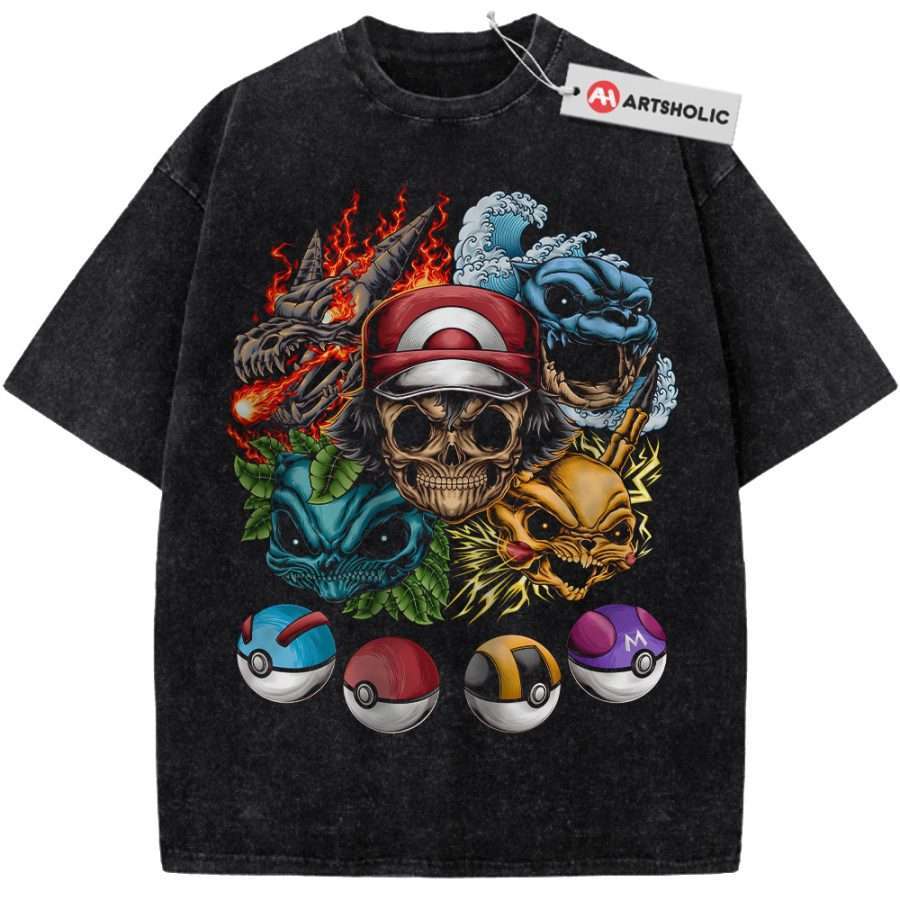 Alternative view of Pokemon shirt, Anime Shirt, Vintage T-Shirt