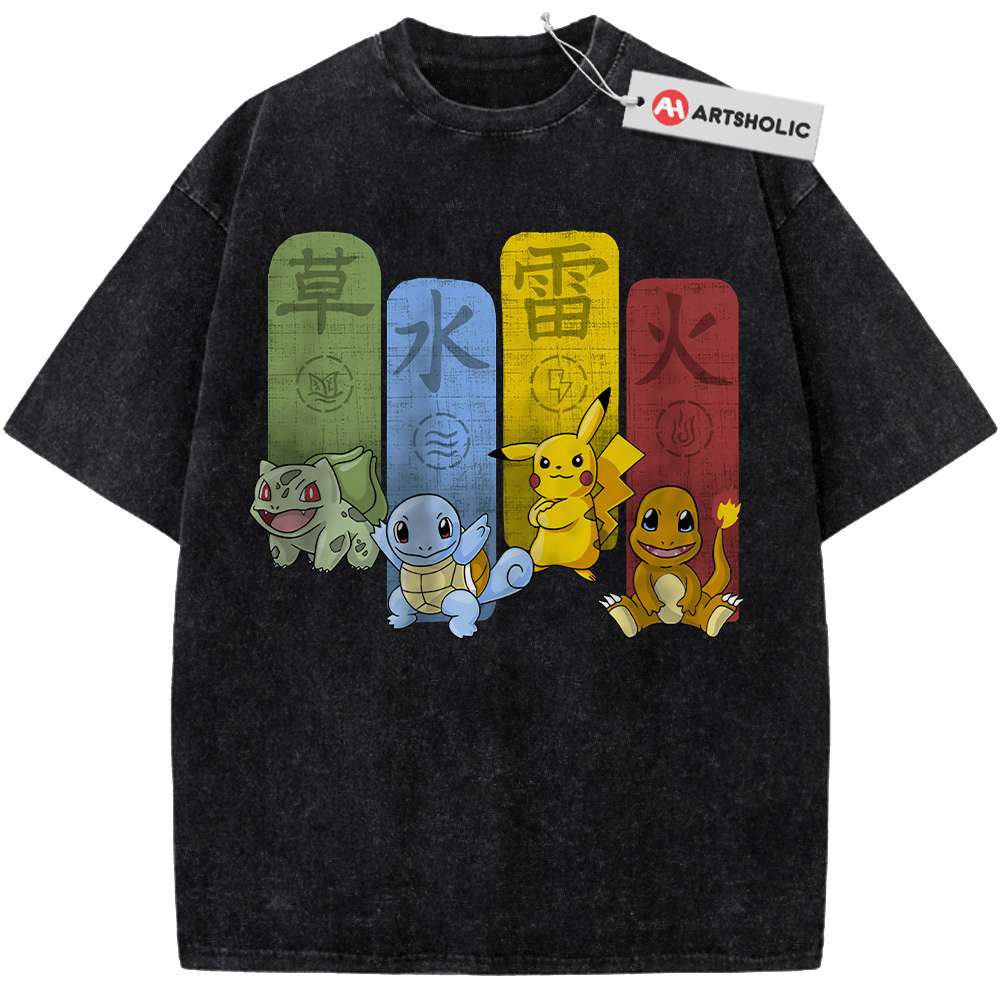 Alternative view of Pokemon shirt, Anime Shirt, Vintage T-Shirt