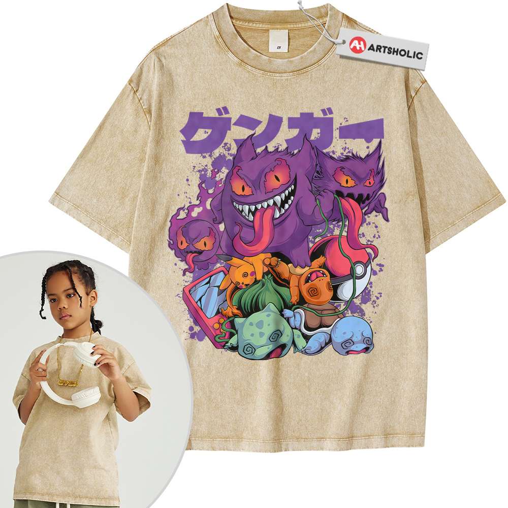 Alternative view of Pokemon Shirt For Kids, Anime Shirt For Kids, Vintage T-Shirt For Kids