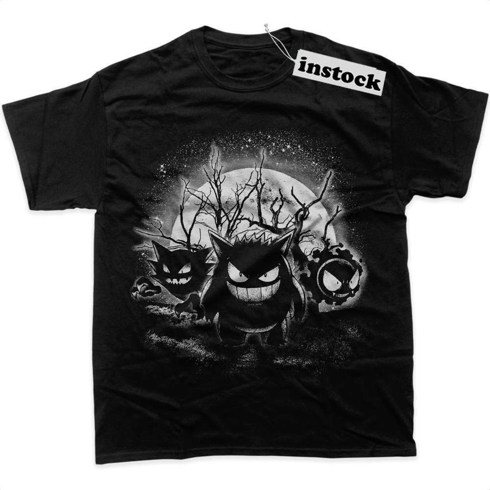 Pokemon Shirt, Gengar Shirt, Gatsly Shirt, Haunter Shirt, Anime Shirt, Graphic Tee