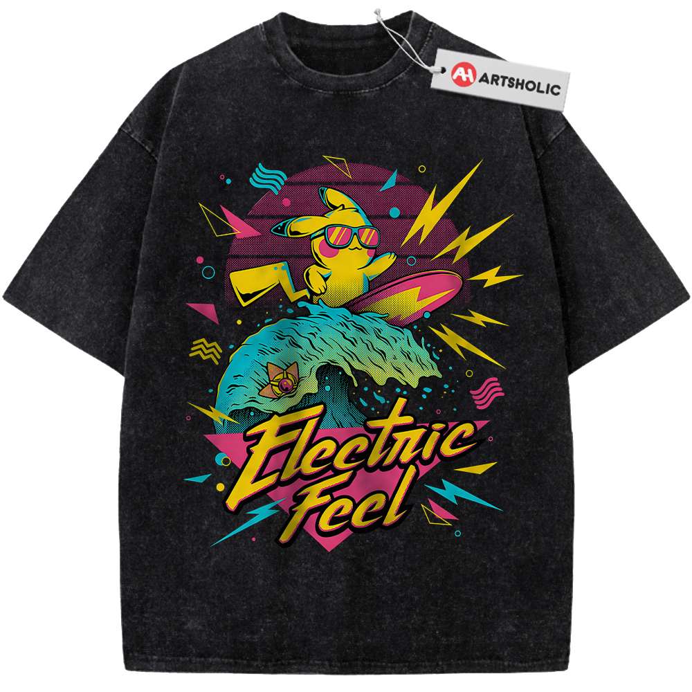 Alternative view of Pokemon shirt, Pikachu Shirt, Anime Shirt, Vintage Tee