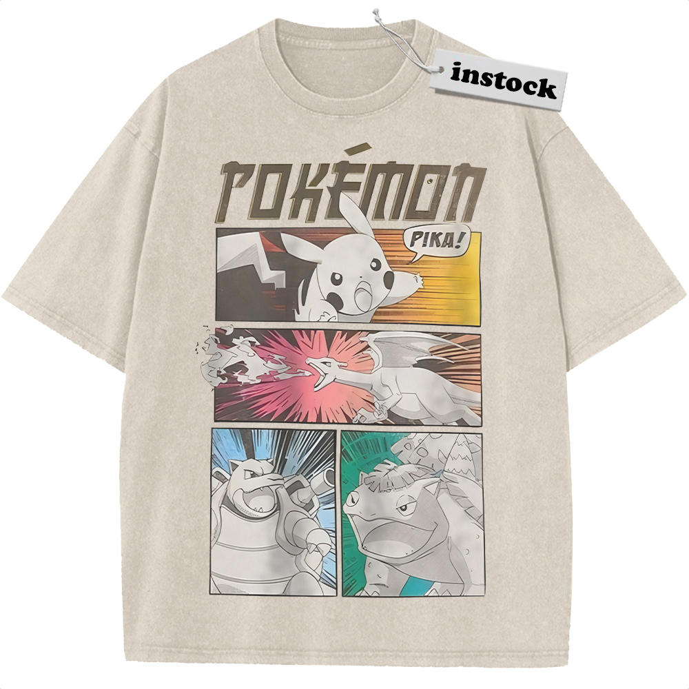 Pokemon Shirt, PKM Shirt, Anime Shirt, Vintage T-Shirt