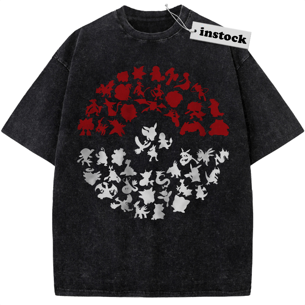Pokemon Shirt, PKM Shirt, Anime Shirt, Vintage Tee