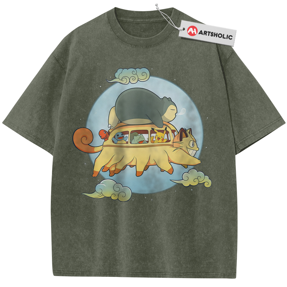 Alternative view of Pokemon Shirt, PKM Shirt, Anime Shirt, Vintage Tee