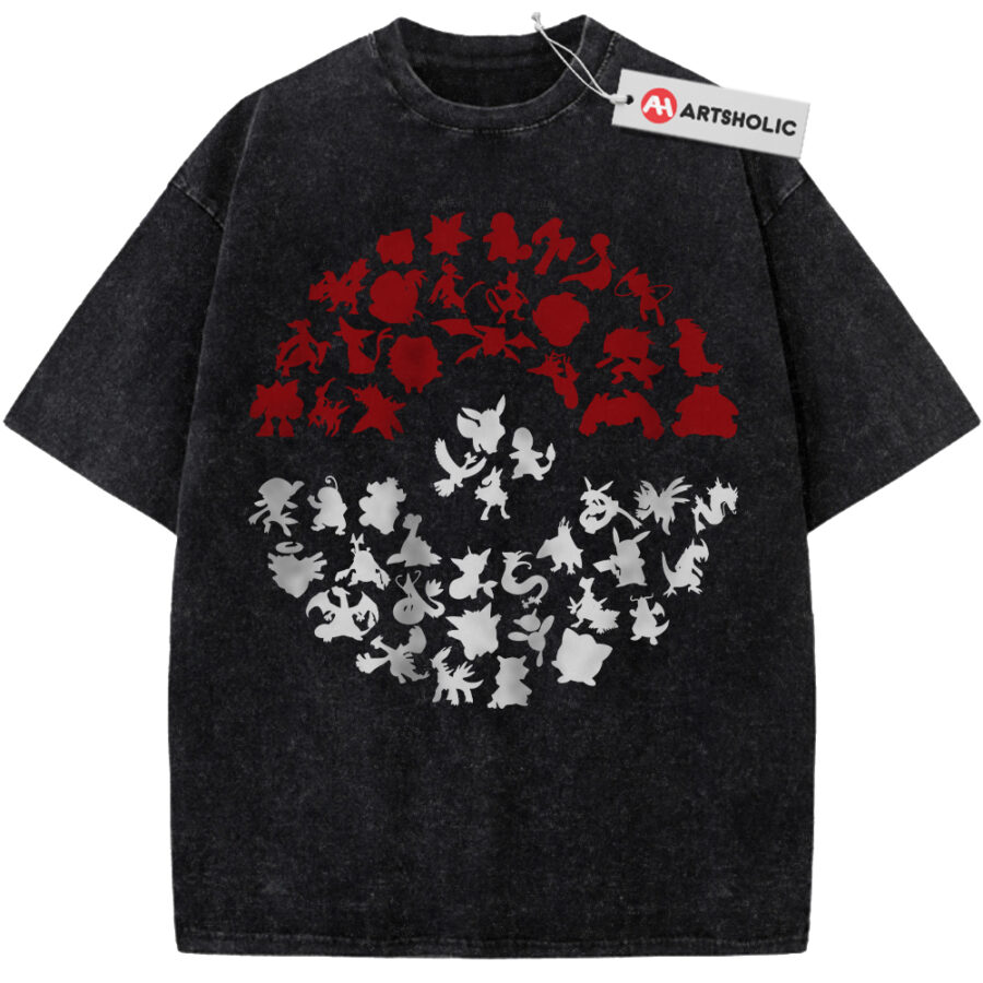 Alternative view of Pokemon Shirt, PKM Shirt, Anime Shirt, Vintage Tee