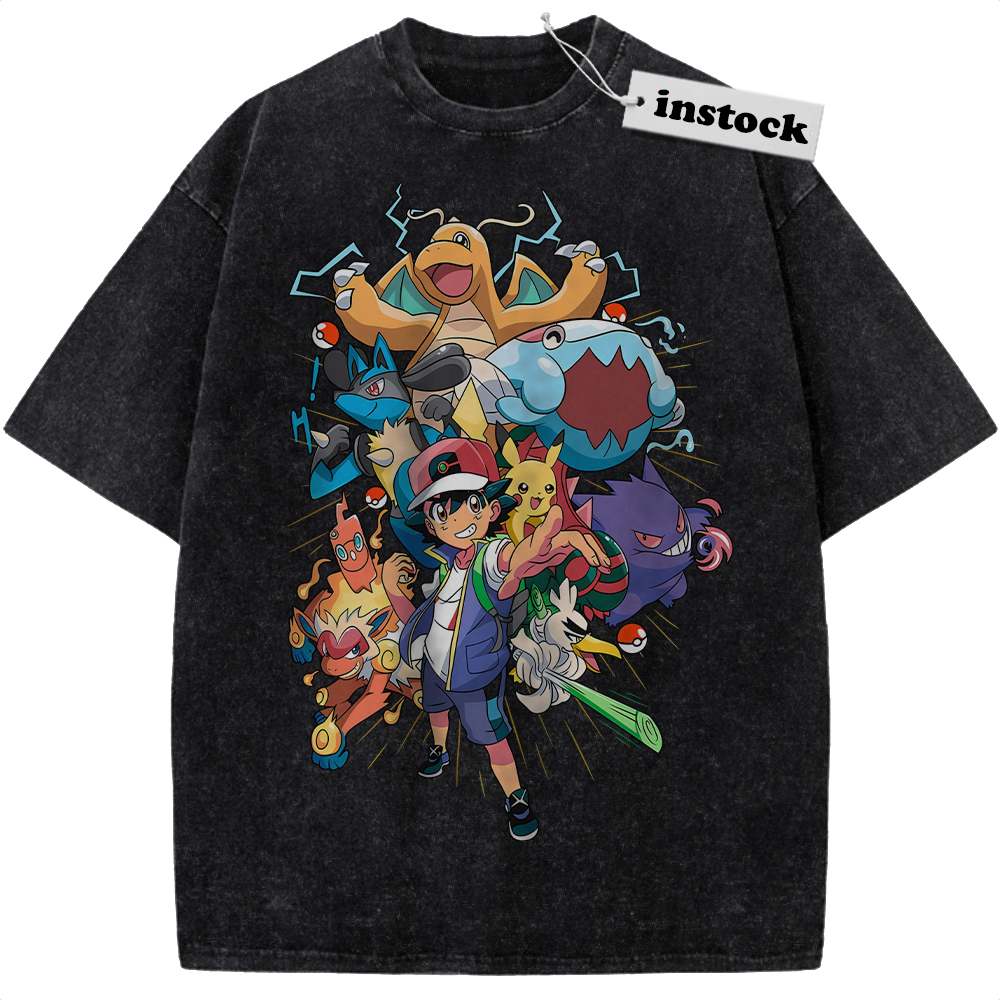 Pokemon Shirt, PKM Shirt, Anime Shirt, Vintage Tee