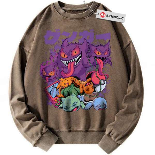 Alternative view of Pokemon sweatshirt, Anime sweatshirt, Vintage Sweater