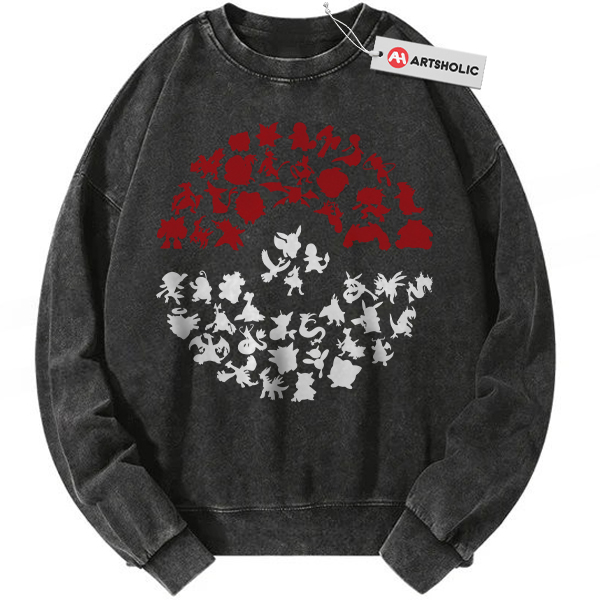 Pokemon Sweatshirt, PKM Sweatshirt, Anime Sweatshirt, Vintage Sweater