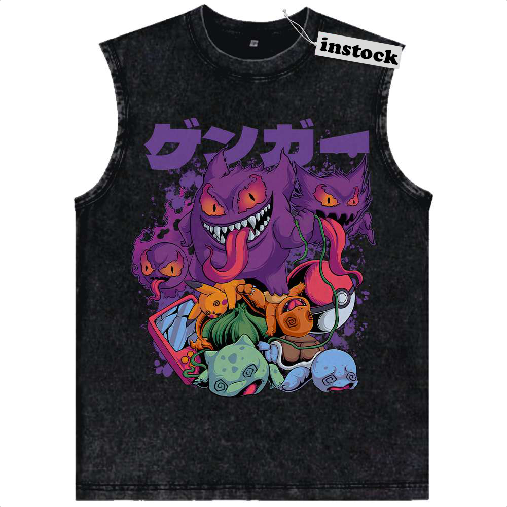 Pokemon Tank Top, Anime Tank Top, Vintage Tank Top