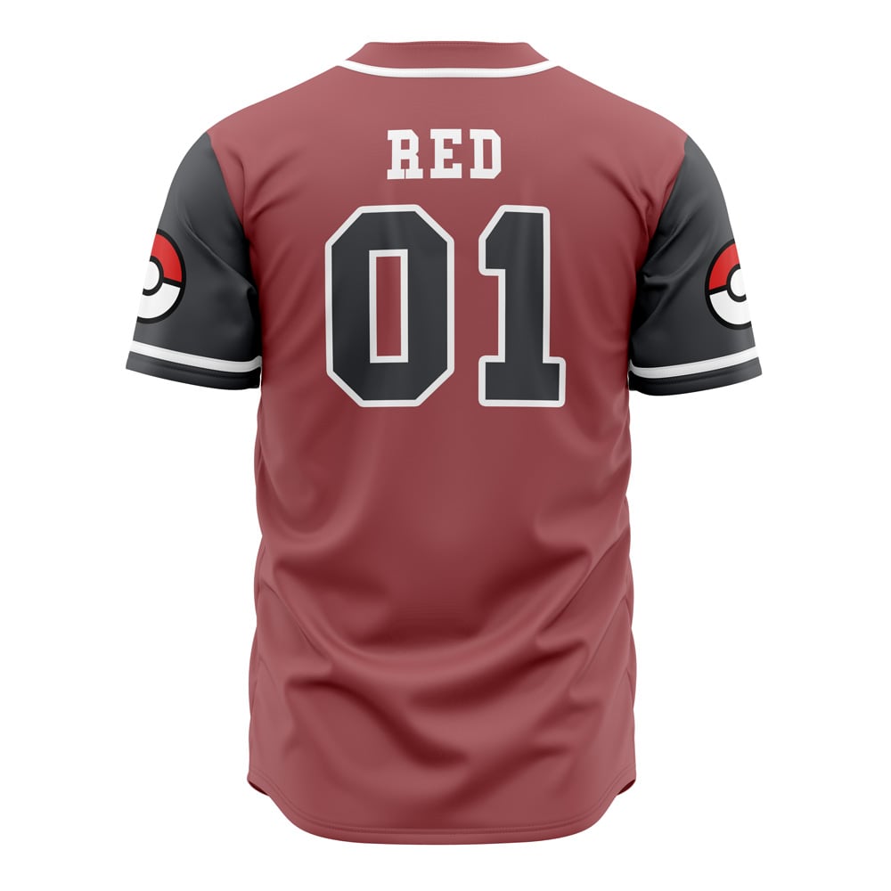 Alternative view of Pokemon Trainers Pokemon Baseball Jersey