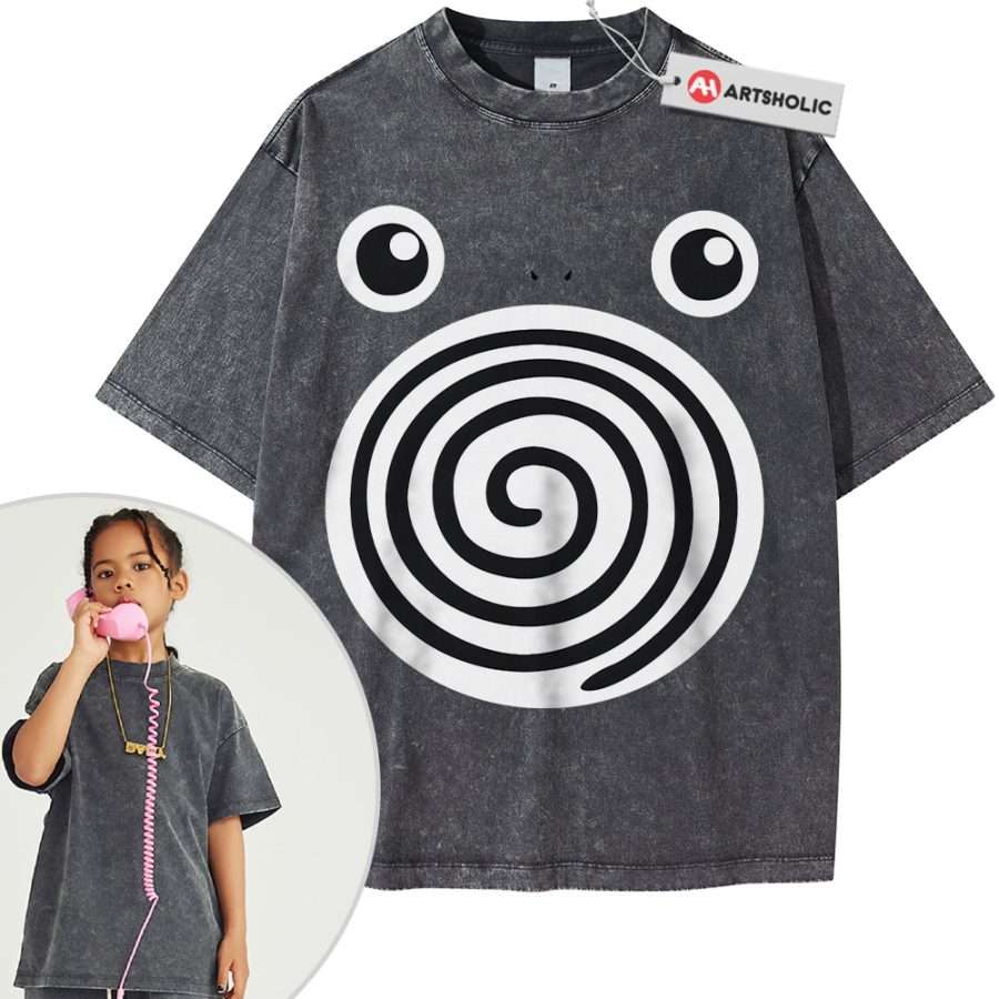Poliwhirl Shirt For Kids, Pokemon Shirt For Kids, Anime Shirt For Kids, Vintage Tee For Kids - Image 11