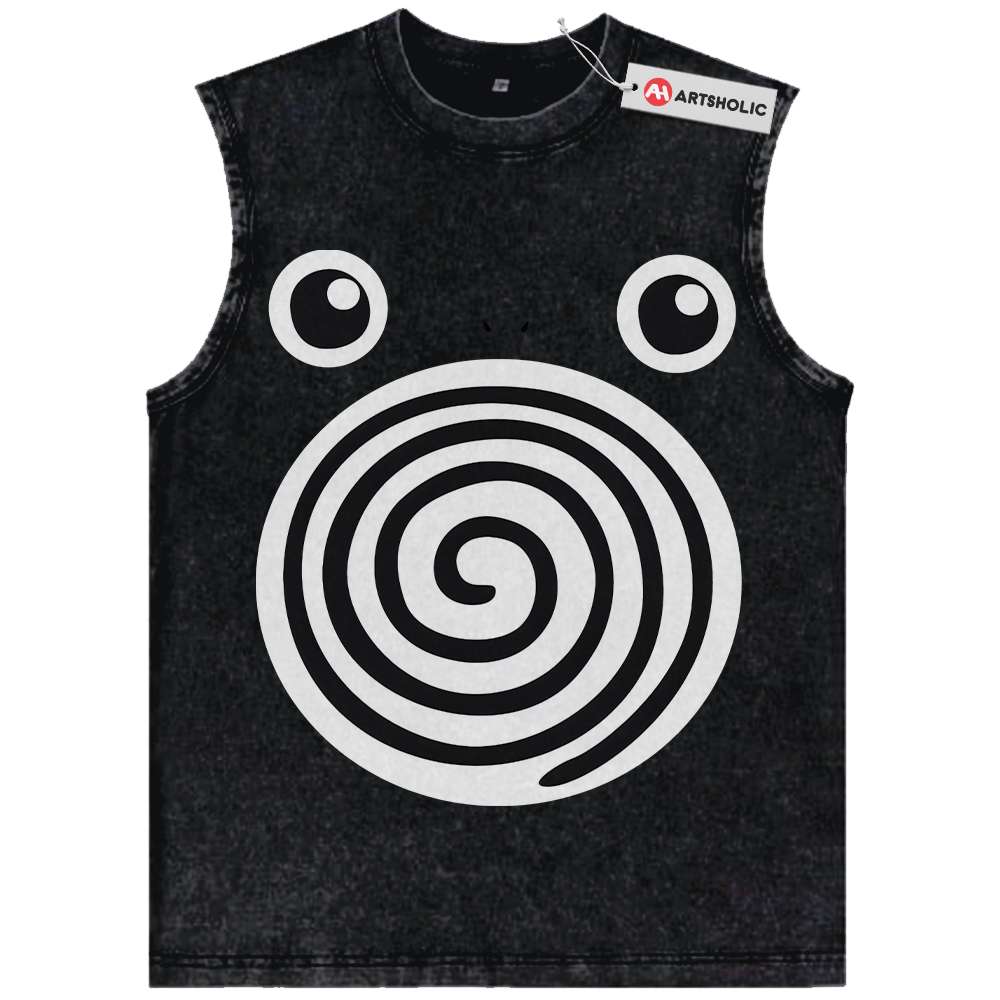 Poliwhirl Tank Top, Pokemon Tank Top, Anime Tank Top, Vintage Tank Top