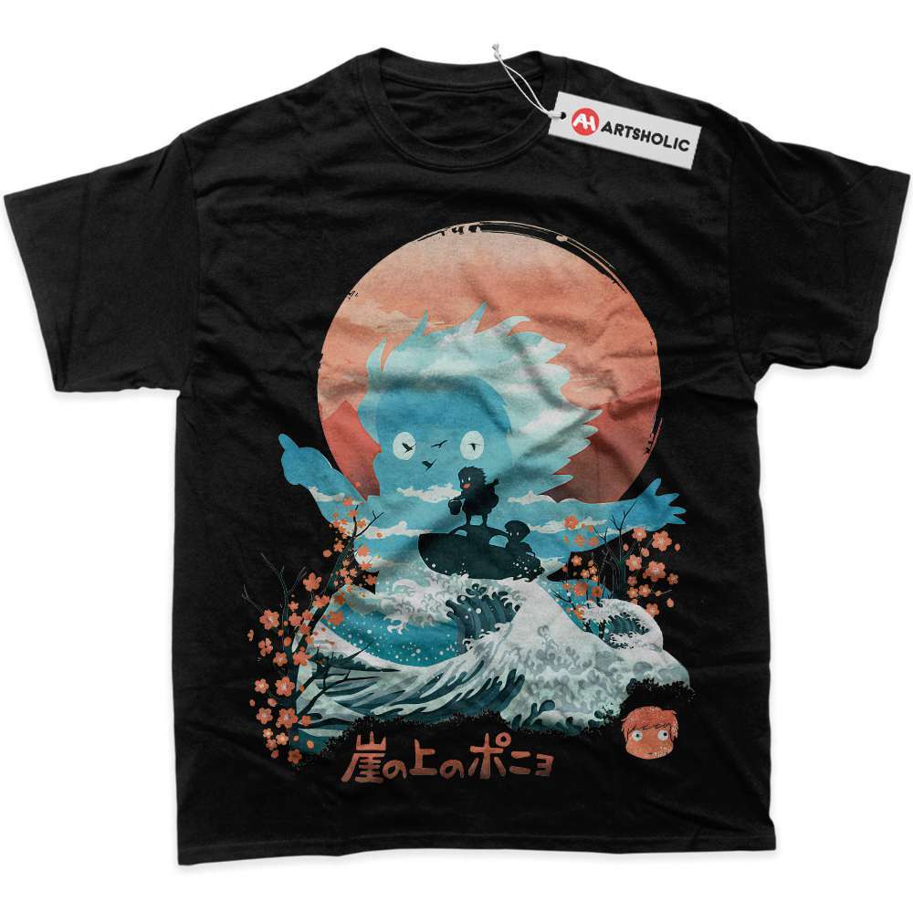 Alternative view of Ponyo Shirt, Studio Ghibli Shirt, Anime Shirt, Graphic Tee