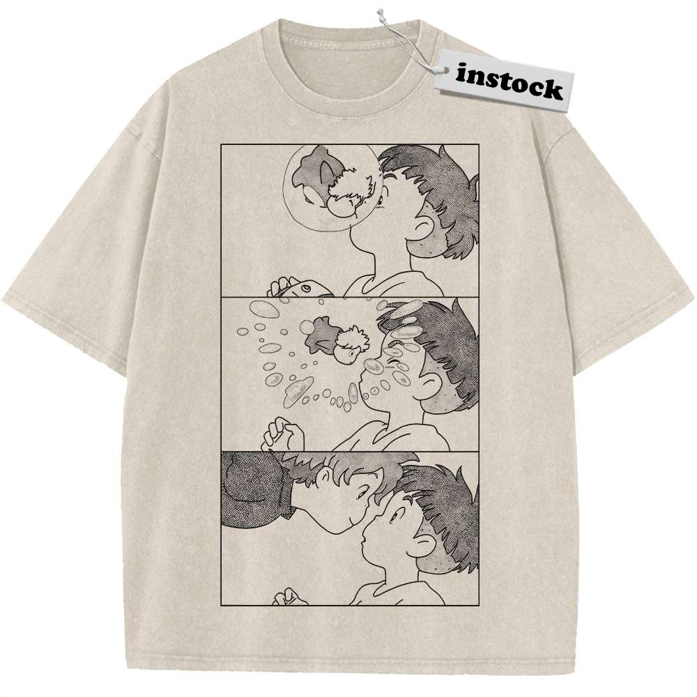 Ponyo Shirt, Studio Ghibli Shirt, Anime Shirt, Vintage T-Shirt
