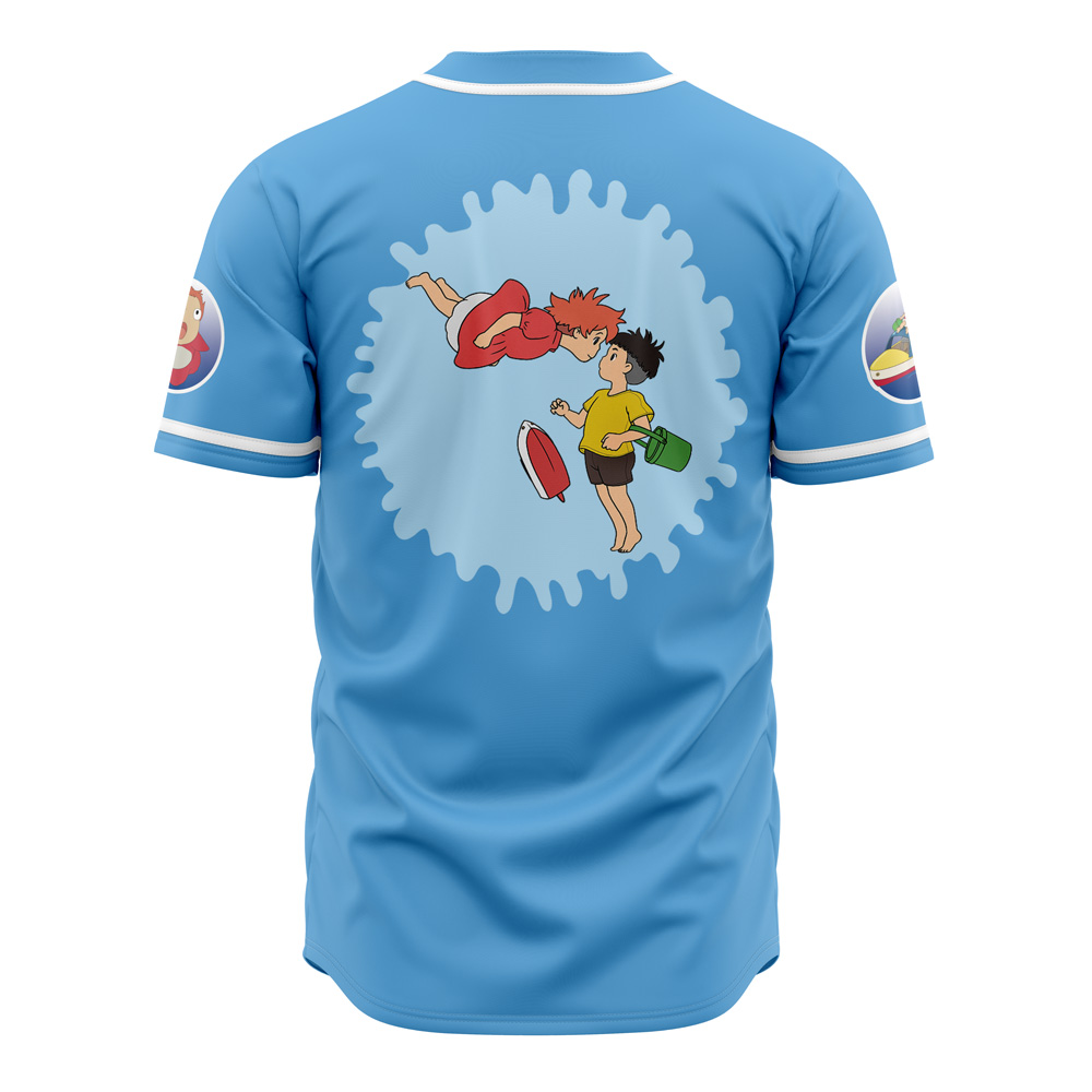 Alternative view of Ponyo Studio Ghibli Baseball Jersey