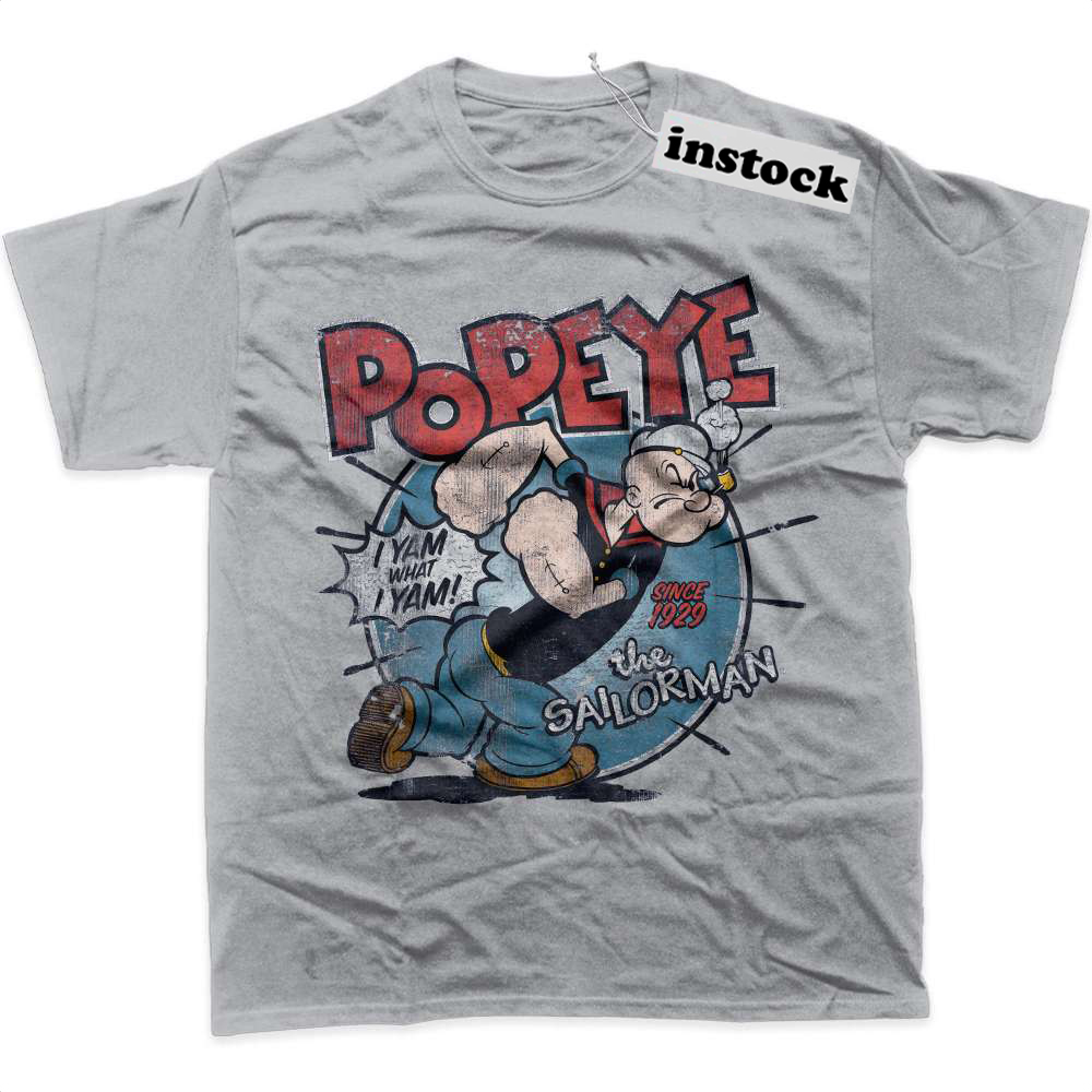 Popeye Shirt, Animated Shirt, Graphic T-Shirt
