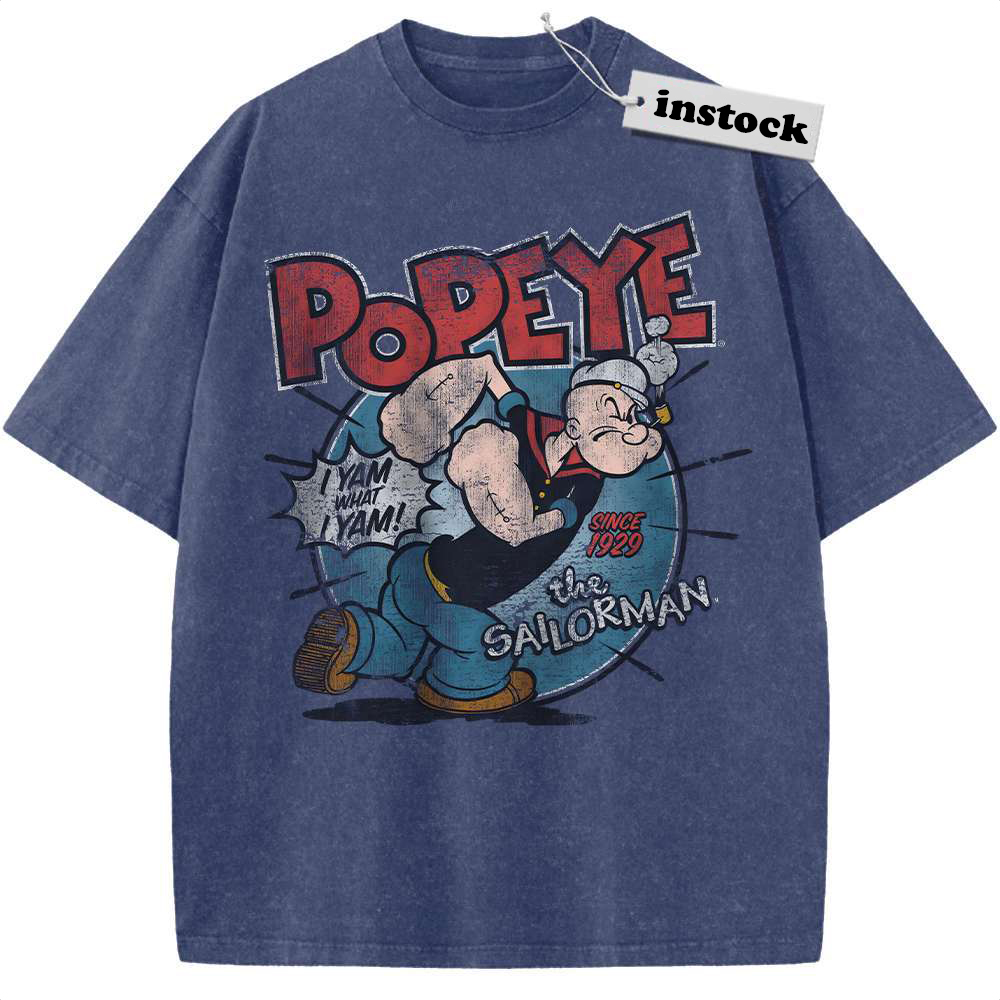Popeye Shirt, Animated Shirt, Vintage T-Shirt