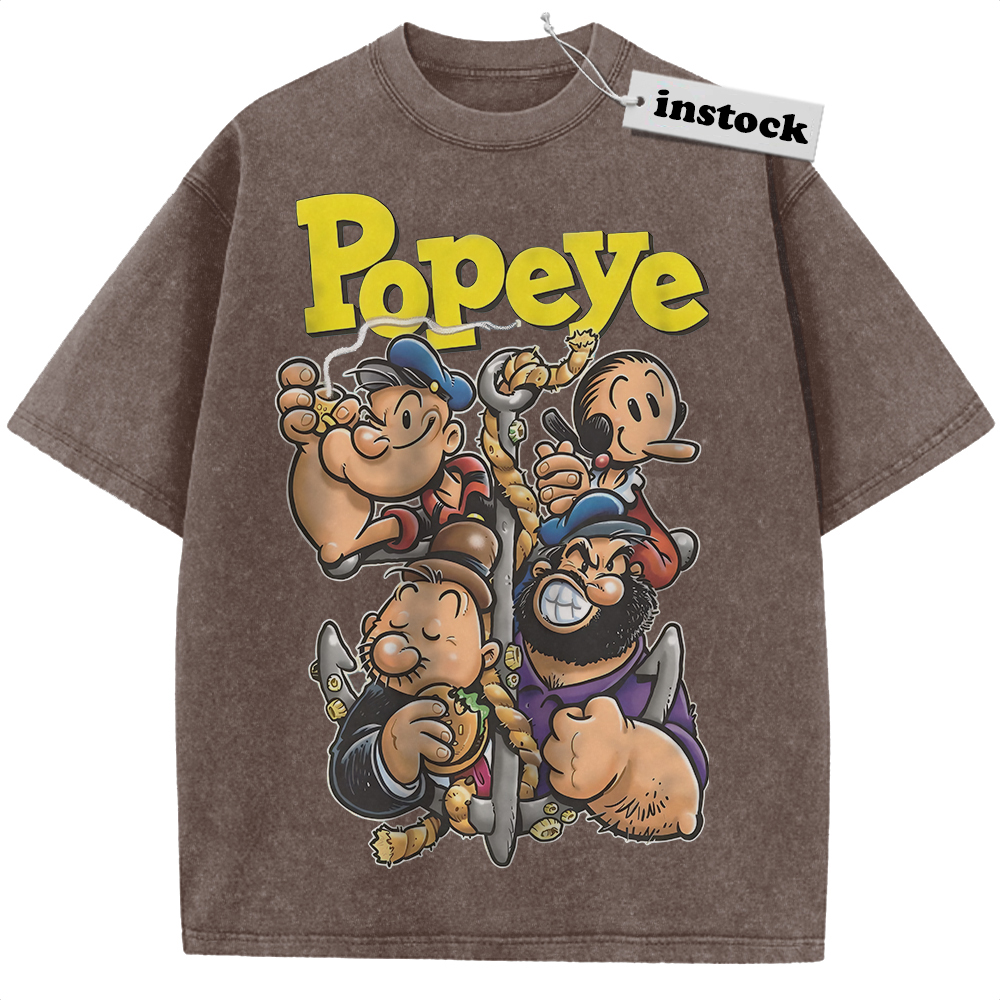 Popeye the Sailor Man Shirt, Animated Shirt, Vintage T-Shirt