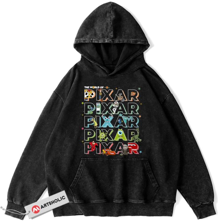 Alternative view of Porky Pig Hoodie, Looney Tunes Hoodie, Cartoon Hoodie, Vintage Hoodie