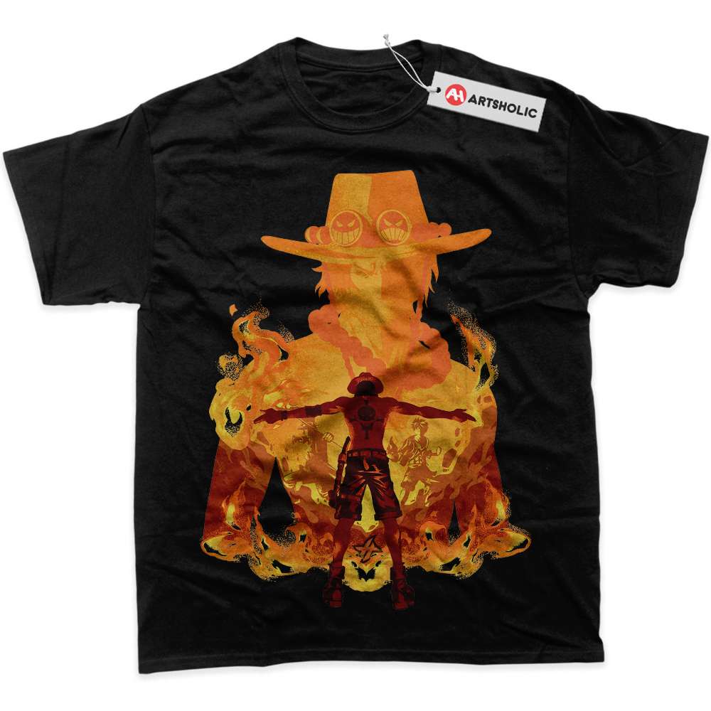 Alternative view of Portgas D Ace Shirt, One Piece Shirt, Anime Shirt, graphic Tee