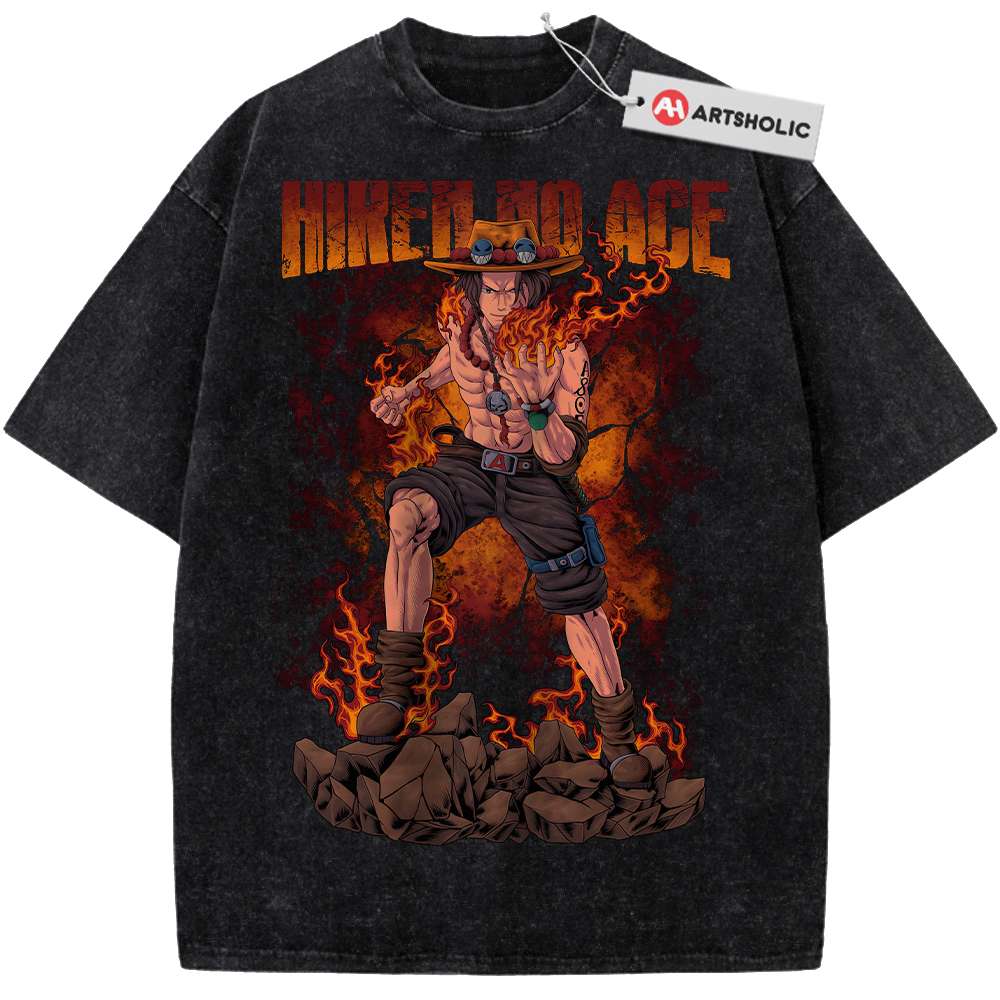 Portgas D Ace Shirt, One Piece Shirt, Anime Shirt, Vintage Tee
