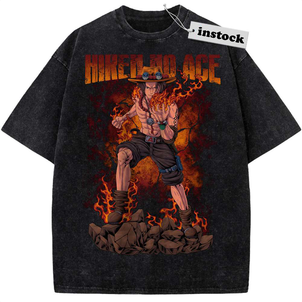Portgas D Ace Shirt, One Piece Shirt, Anime Shirt, Vintage Tee
