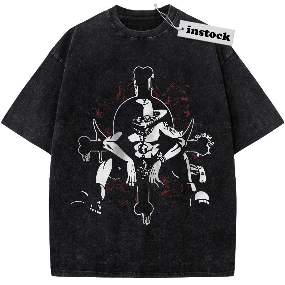 Portgas D Ace Shirt, One Piece Shirt, Anime Shirt, Vintage Tee