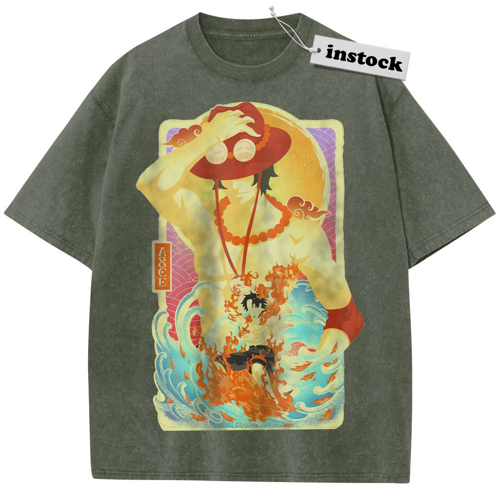 Portgas D Ace Shirt, One Piece Shirt, Anime Shirt, Vintage Tee