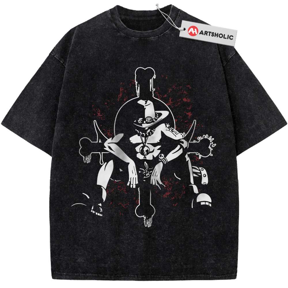 Portgas D Ace Shirt, One Piece Shirt, Anime Shirt, Vintage Tee