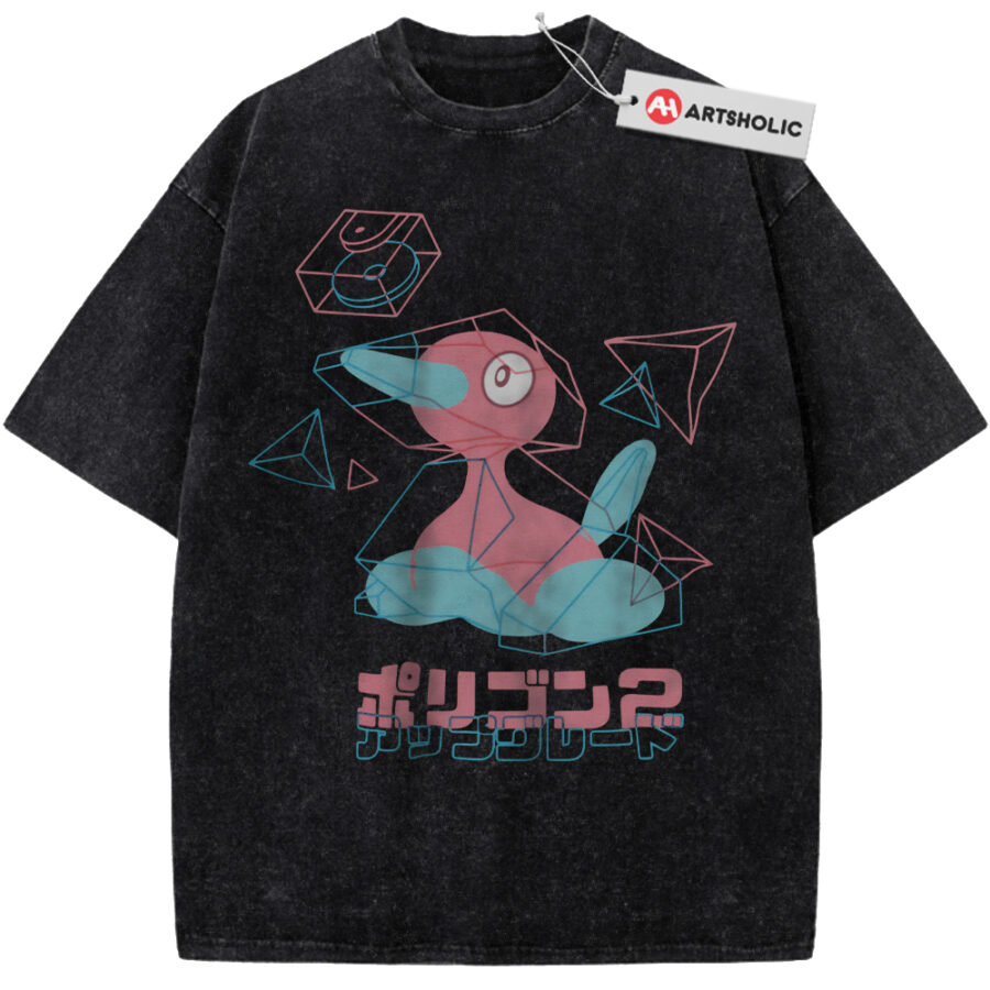 Alternative view of Porygon Shirt, Pokemon Shirt, Anime Shirt, Vintage Tee
